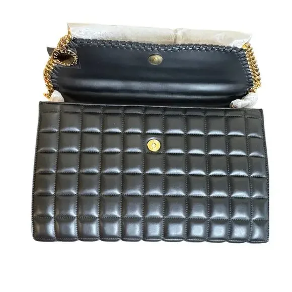 Stella McCartney NWT Falabella Crossbody Quilted Vegan Tote in Black